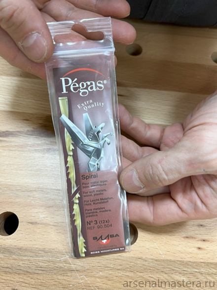 Пилки лобзиковые 12 шт спиральные по дереву N3 D1.05х130 мм 40tpi Pegas 90.504 М00009352