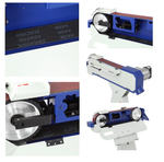 АКЦИЯ ЧЕРНАЯ ПЯТНИЦА! Станок шлифовальный ленточный по металлу BELMASH BSM-796P/400 2,4 кВт 380В, для шлифования металлических деталей, удаления заусенцев, обработки сварных швов, заточки инструмента (зубила, ножи, садовый инструмент) S320A