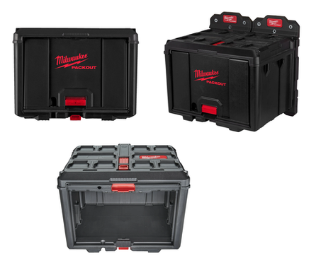 Новинка! Ящик большой XL с фронтальной крышкой Cabinet PACKOUT Milwaukee 4932480623