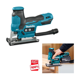 ВЕСНОЙ ВЫГОДНЕЕ ХИТ! Аккумуляторный лобзик Makita LXT BL 18В, 3-ступенчатый маятниковый ход пилки, Т-образная ручка DJV185Z