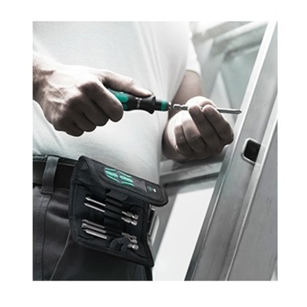 АКЦИЯ ЗИМА 2026! Набор 33 предмета БИТЫ с отвёрткой-битодержателем с патроном Rapidaptor в сумке Kraftform Kompakt 62 WERA WE-059297