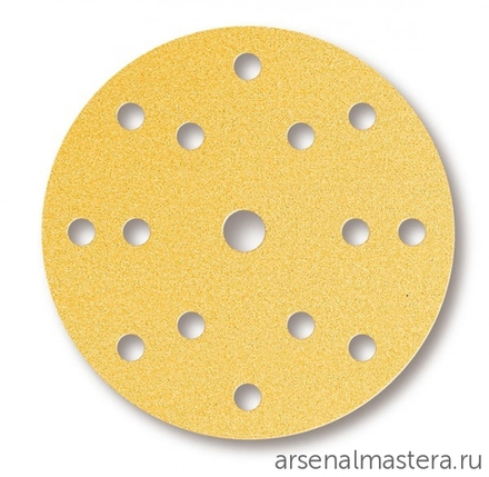 Шлифовальные круги 20 шт на поролоновой основе Mirka GOLD SOFT  150мм 15 отверстий Р 500 2371102051