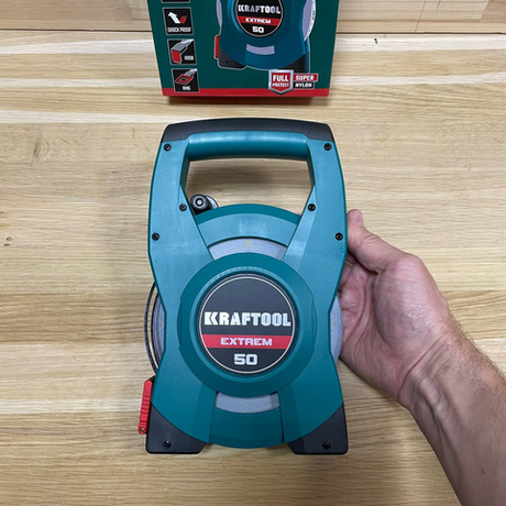 Новинка! Мерная лента геодезическая стальная KRAFTOOL EXTREM 50 м 34185-50