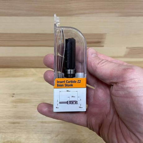 Фреза обгонная верхний подшипник сменные ножи HM Z2 S8 D 16 x 35 х 80 RH CMT 656.160.11