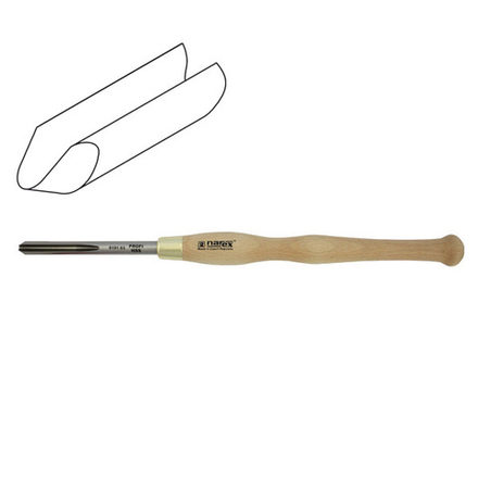 ХИТ! Токарный резец HSS Line Profi полукруглый (чаша) 150 х 13 мм NAREX 819103