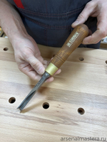 ЛЕТОМ НИЖЕ ХИТ! Стамеска угловая 10 мм Narex Wood Line Plus 813410