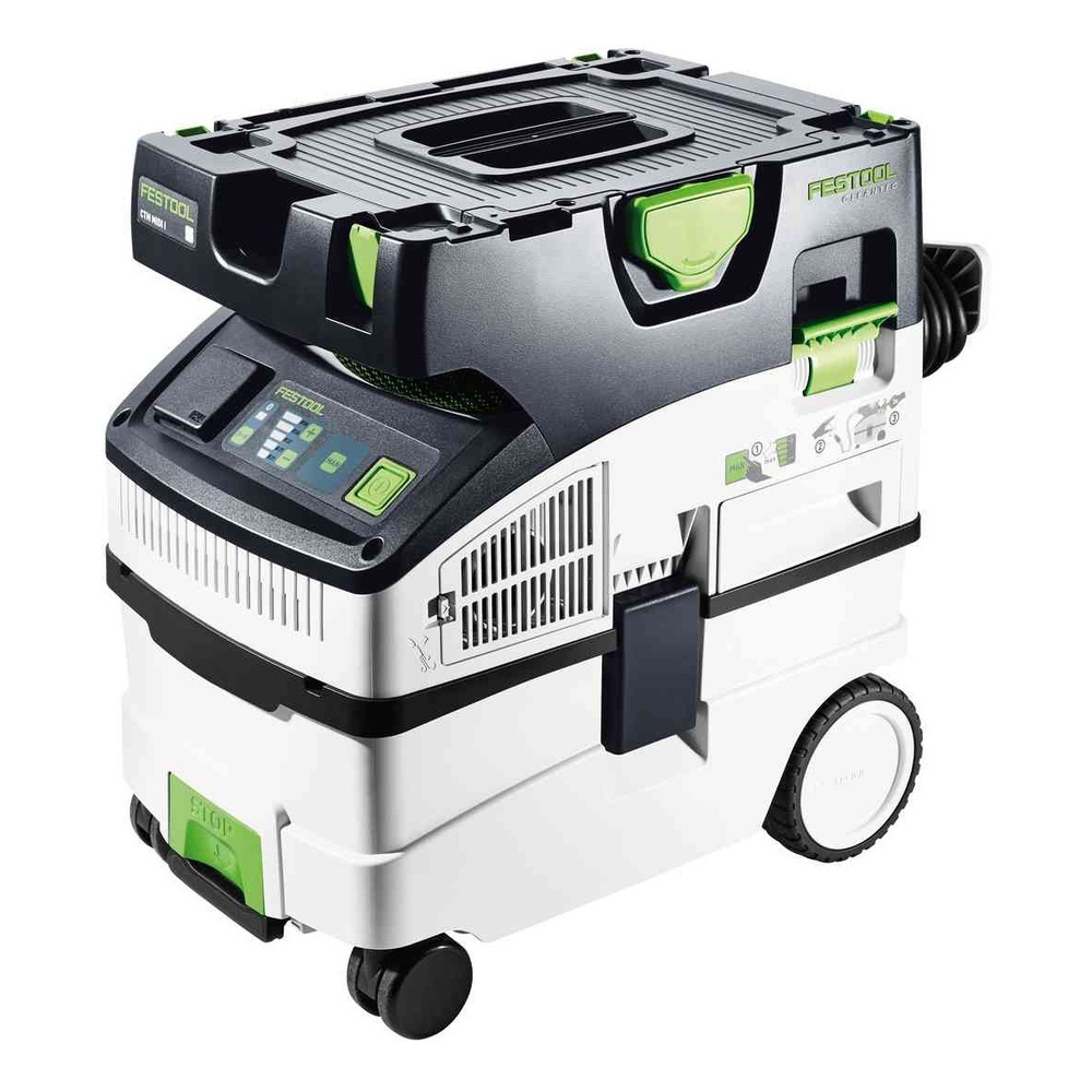 Пылеудаляющий аппарат CTM MIDI I CLEANTEC объём резервуара 15 л, пылесборника 12,5 л FESTOOL 574822