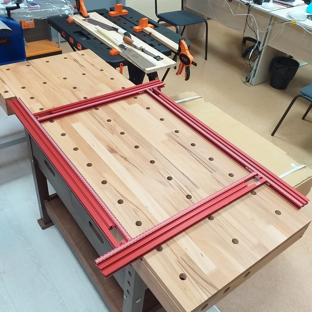 Шаблон регулируемый для фрезерования 2 х 600 мм  2 х 800 мм Woodwork TR50-6080