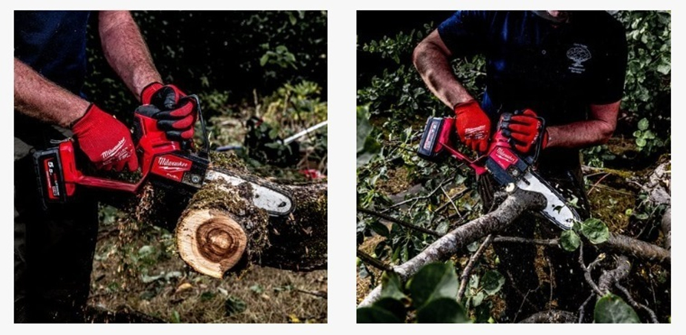 АКЦИЯ ВСЕ В САД! Комплект № 5: Аккумуляторная цепная пила FHS20-552 HATCHET, Аккумулятор HB5.5 5.5 Ач, Быстрое зарядное устройство M12-18 FC ПЛЮС Аккумулятор HB5.5 5.5 Ач в ПОДАРОК! Milwaukee M18 FUEL FHS20-552 4933480118 N0123-2AM