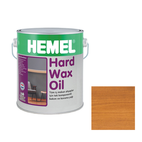 АКЦИЯ ВРЕМЯ ПОКУПАТЬ! Масло с твёрдым воском HEMEL Hardwax Oil 3016H цвет Кедр, 2,5 л для внутренних работ 301625
