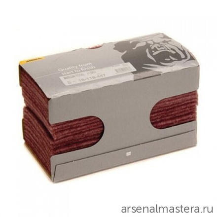 Комплект 25 шт Шлифовальный войлок синтетический Mirka MIRLON TOTAL 115 x 230 мм VF 360 Красный 8111202537
