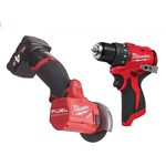 АКЦИЯ ОСЕНЬ 2025 Инструмент в подарок! Комплект: Аккумуляторная Отрезная машина УШМ M12 FUEL FCOT-422X с 2 аккумуляторами, быстрозарядным устройством 4933464619 и Дрель - шуруповерт M12 BLDDRC-0 4933499683 MILWAUKEE N075-2AM PT2509017