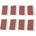 Новинка! Комплект 8 шт Абразивных вкладышей DE-TERO Q3 100 х 35 х 10 мм 2, P60 219277