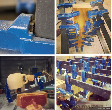 ХИТ! Струбцина Piher E 60 х 8,5 см с зажимным усилием до 9000Н (900 кг) 3060 М00013375