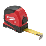 Новинка! Рулетка длина 8 м ширина 25 мм компактная MILWAUKEE Pro Compact C8/25 4932459594