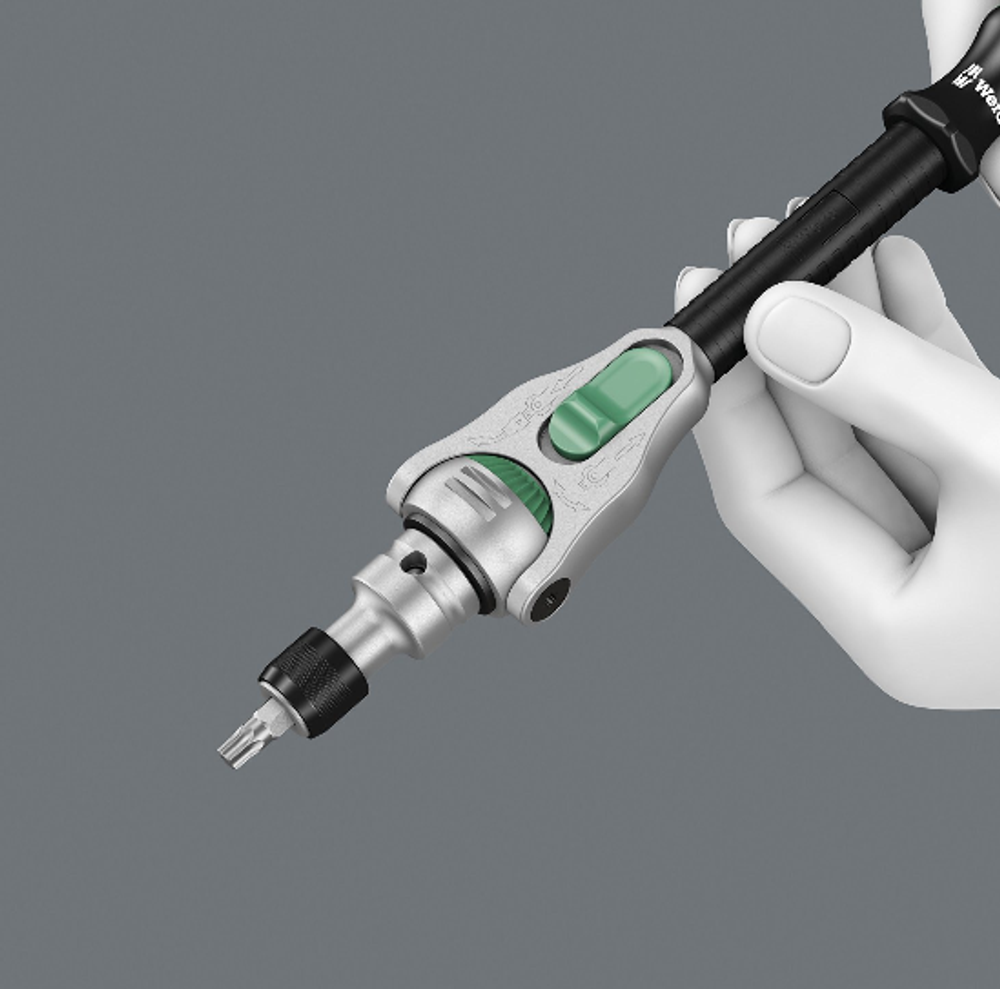 Набор 28 предметов с трещоткой, 1/4, 8100 SA 9 Zyklop Speed WERA WE-004019