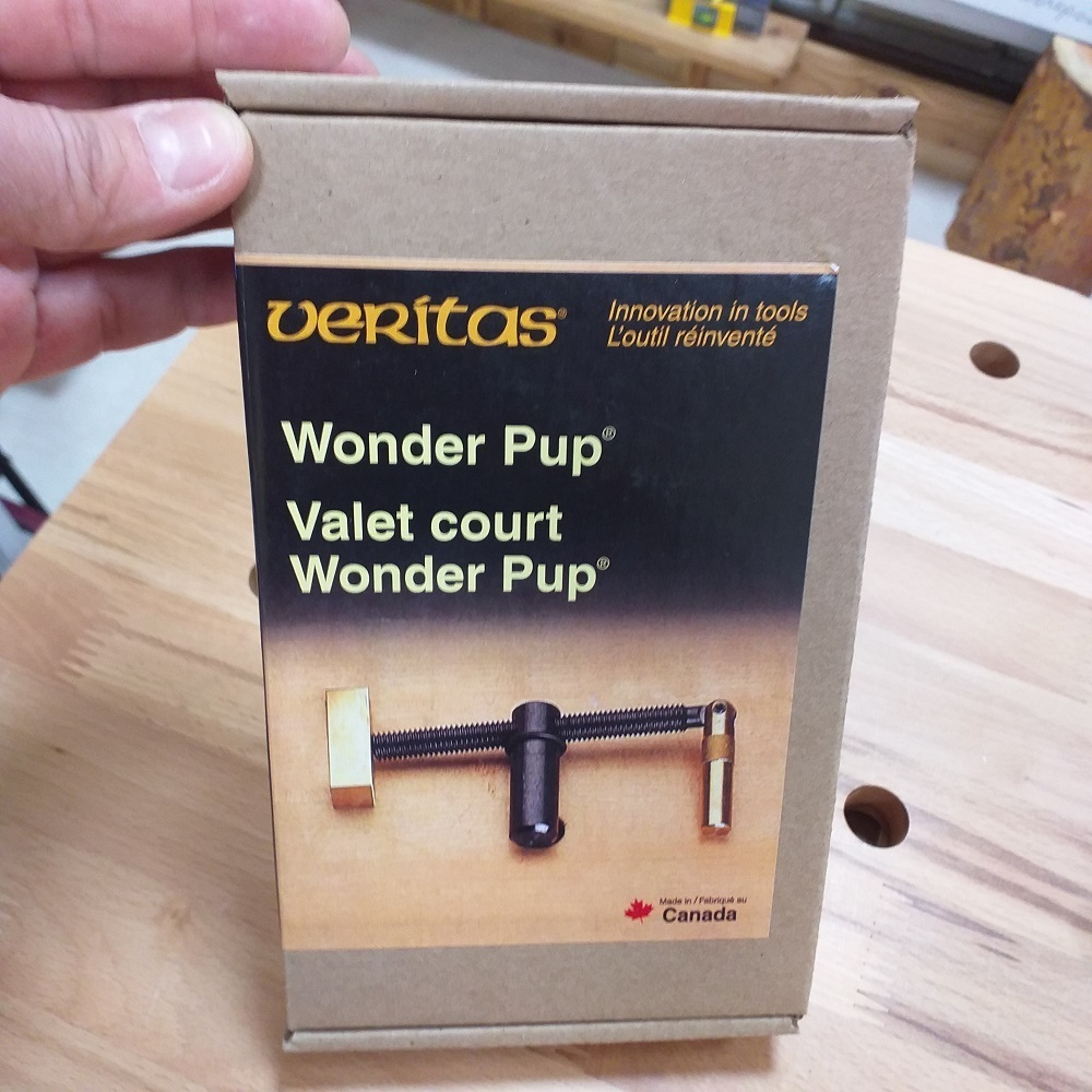 ХИТ! Упор верстачный Wonder Pup с поджимом 120 мм штырь D19 х 70 мм 05g10.02 Veritas М00003505