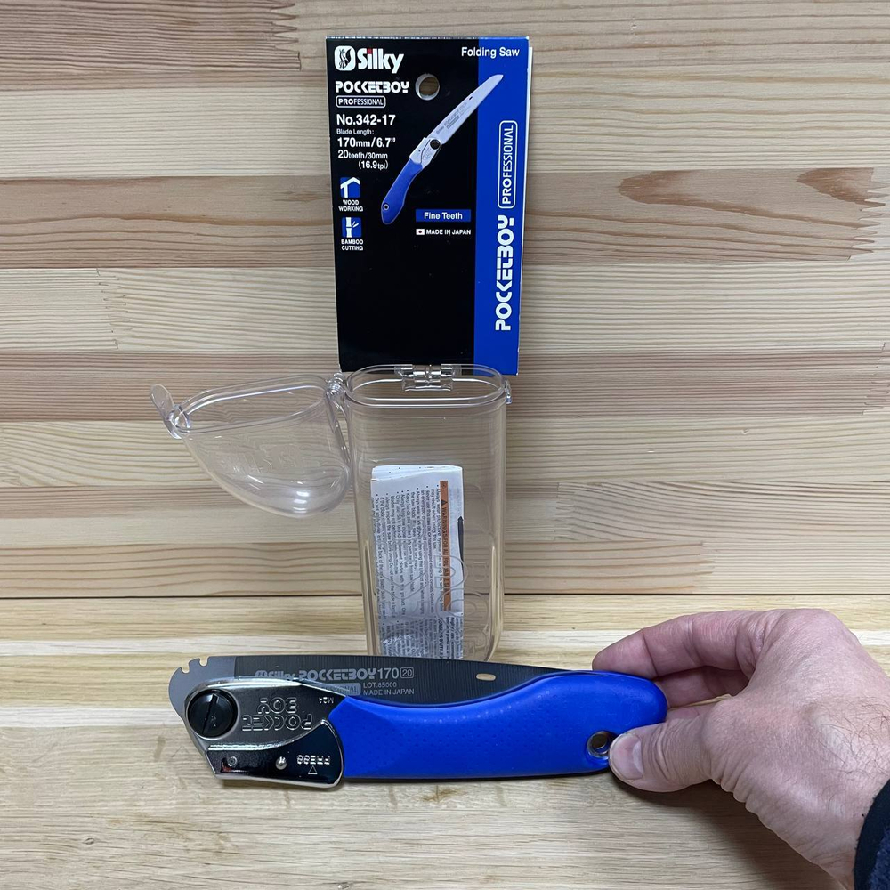 ХИТ! Пила складная Silky Pocketboy 170 мм, 26 зуб / 30 мм, 22 TPI синяя KSI534217 М00002545