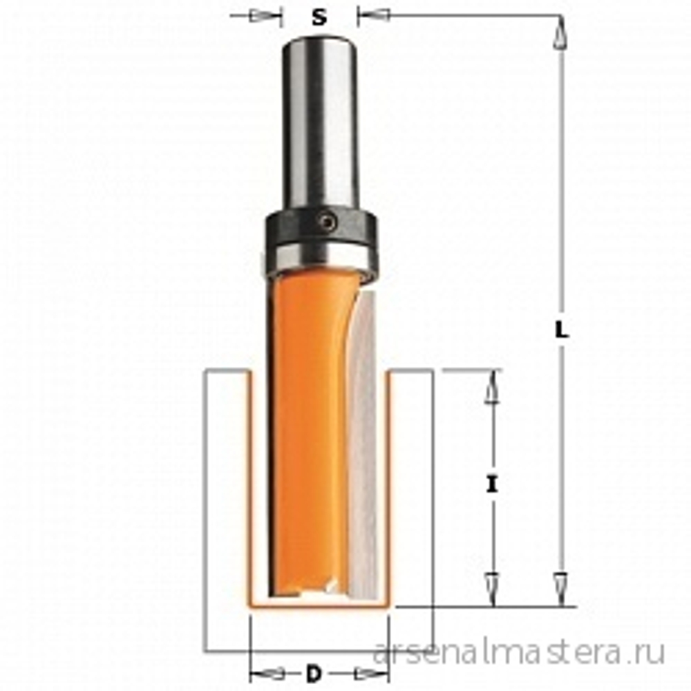 ХИТ! Фреза обгонная (верх. подш.) S=8 D=16x31,7 CMT 912.160.11B