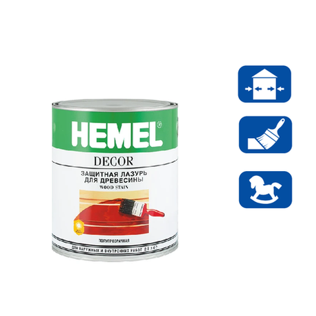 АКЦИЯ ОСЕНЬ 2025! Высококачественная атмосферостойкая непрозрачная краска HEMEL Breather Paint 2117H Оливковый, 0,75 л на основе растворителя 211775