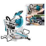 Новинка! Торцовочная пила Makita 1,51 кВт, диск 260/30 мм с протяжкой и лазером, Глубина пропила 90/45 град 91 мм, Ширина пропила 90 и 45 град.279/197 и 91/91 мм LS1019L