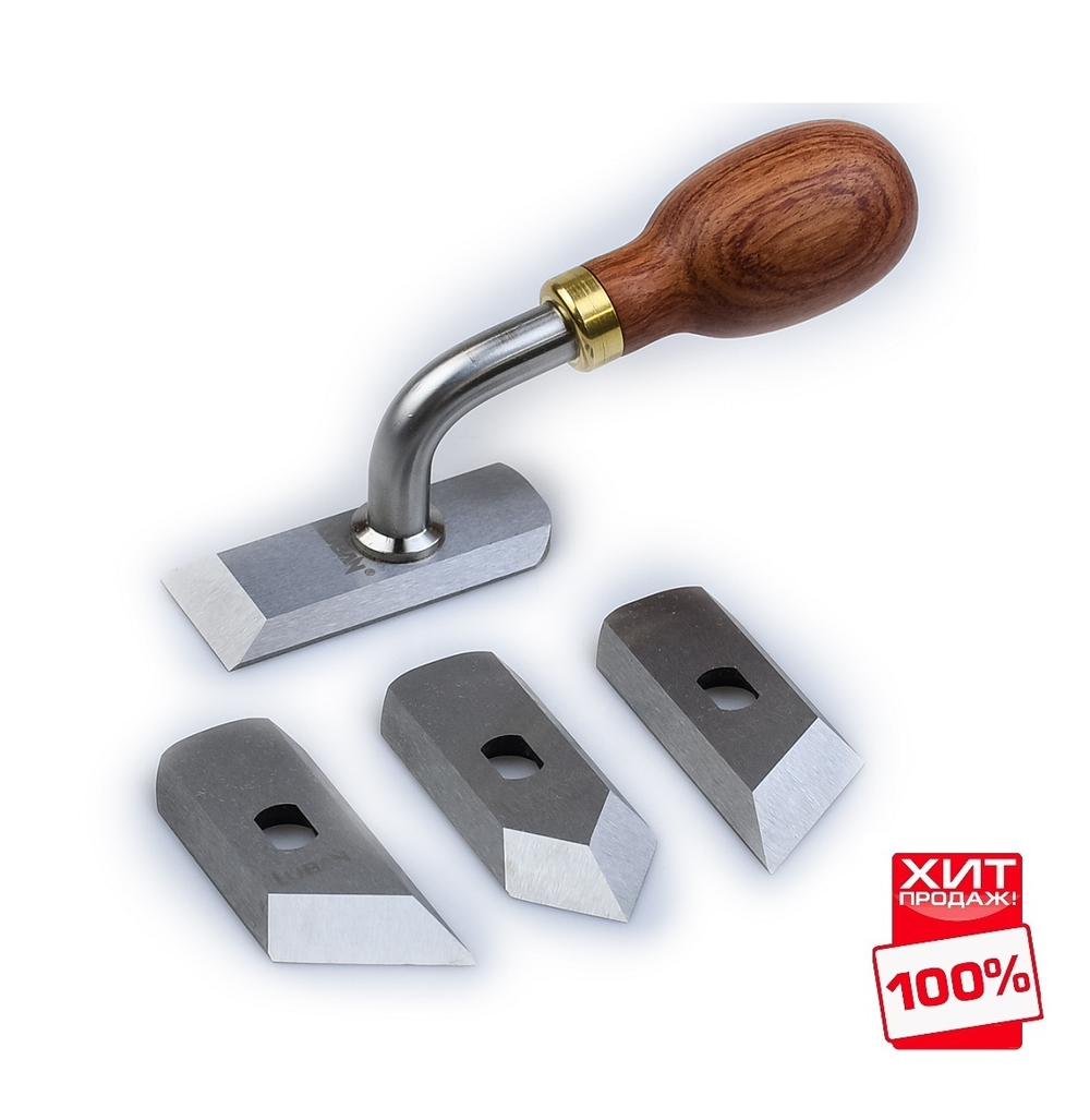 ХИТ! Стамеска зачистная со сменными лезвиями 4 шт Luban для выравнивания плоскости в пазах М00021734