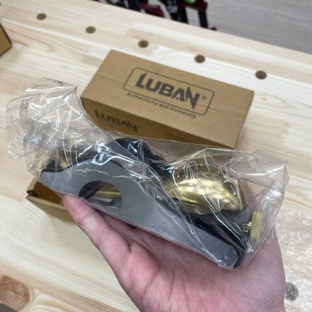 ХИТ! Рубанок торцовочный c открытыми бортами бронзовый прижим 12 градусов / T10 Luban М00022424