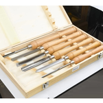 Набор токарных резцов 6 шт в деревянном кейсе Luban М00021736