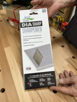 ХИТ! Брусок абразивный алмазный DiaSharp 200 х 76 мм P 600 FINE красный ромб DMT D8F М00000650