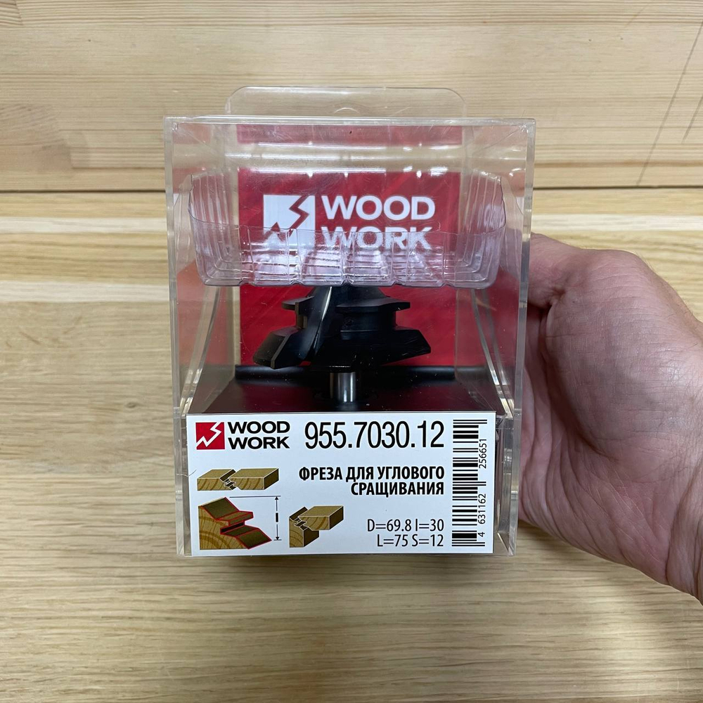 УСПЕЙТЕ КУПИТЬ! Фреза для углового сращивания D 69.8 I 30 L 75 S 12 Woodwork 955.7030.12