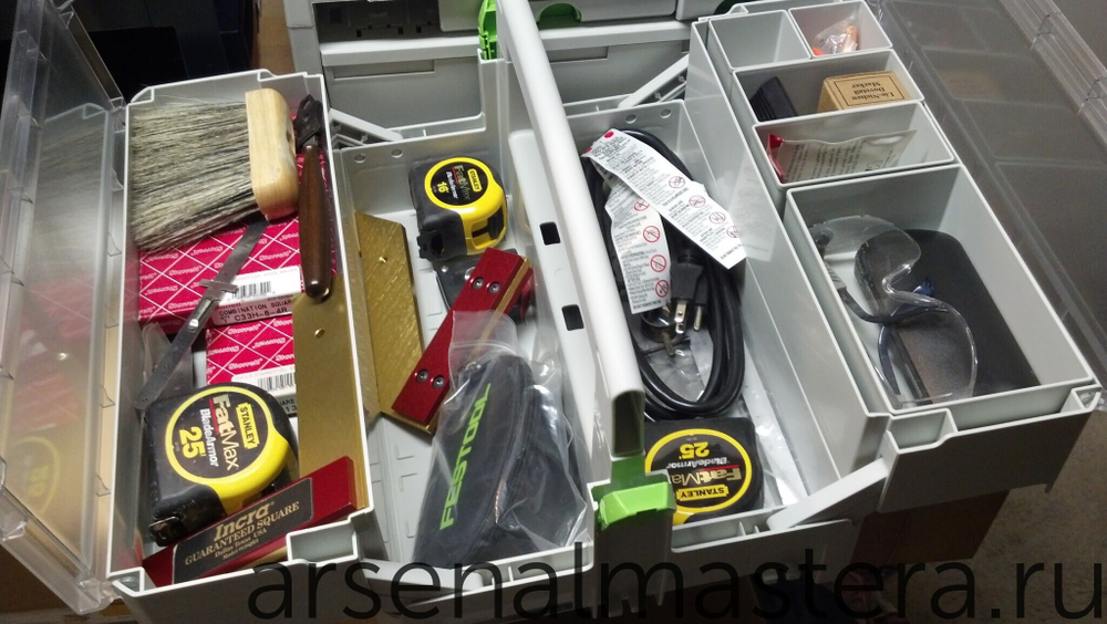 Контейнер для хранения мелких деталей Systainer Систейнер FESTOOL SYS-StorageBox SYS-SB 499901