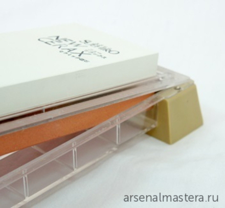 Комбинированный японский водный камень на подставке P 280 / 1500 183 х 63 х 32 мм Suehiro New Cerax MT CR-2800 М00010351