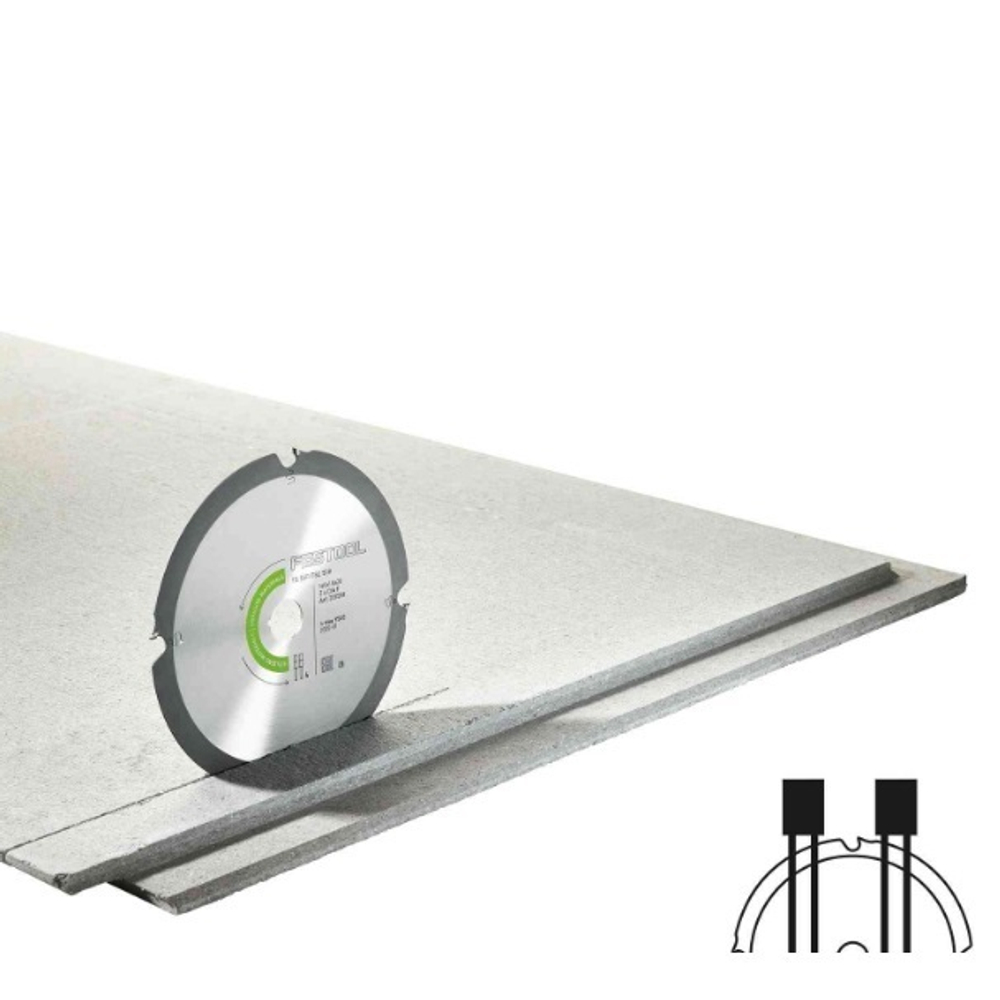 Пильный диск с алмазным зубом ABRASIVE MATERIALS DIA 160x1,8x20 F4 FESTOOL 205558