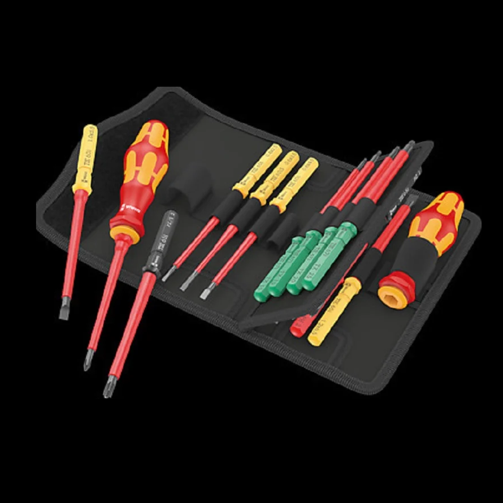 АКЦИЯ WERA! Набор бит с битодержателем 17 предметов WERA Kraftform Kompakt VDE 17 Universal 1 Tool Finder WE-006611