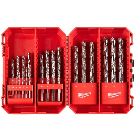 ХИТ! Набор сверл по металлу 19 единиц 1 - 10 мм THUNDERWEB HSS-G GEN III в футляре Milwaukee 4932493869