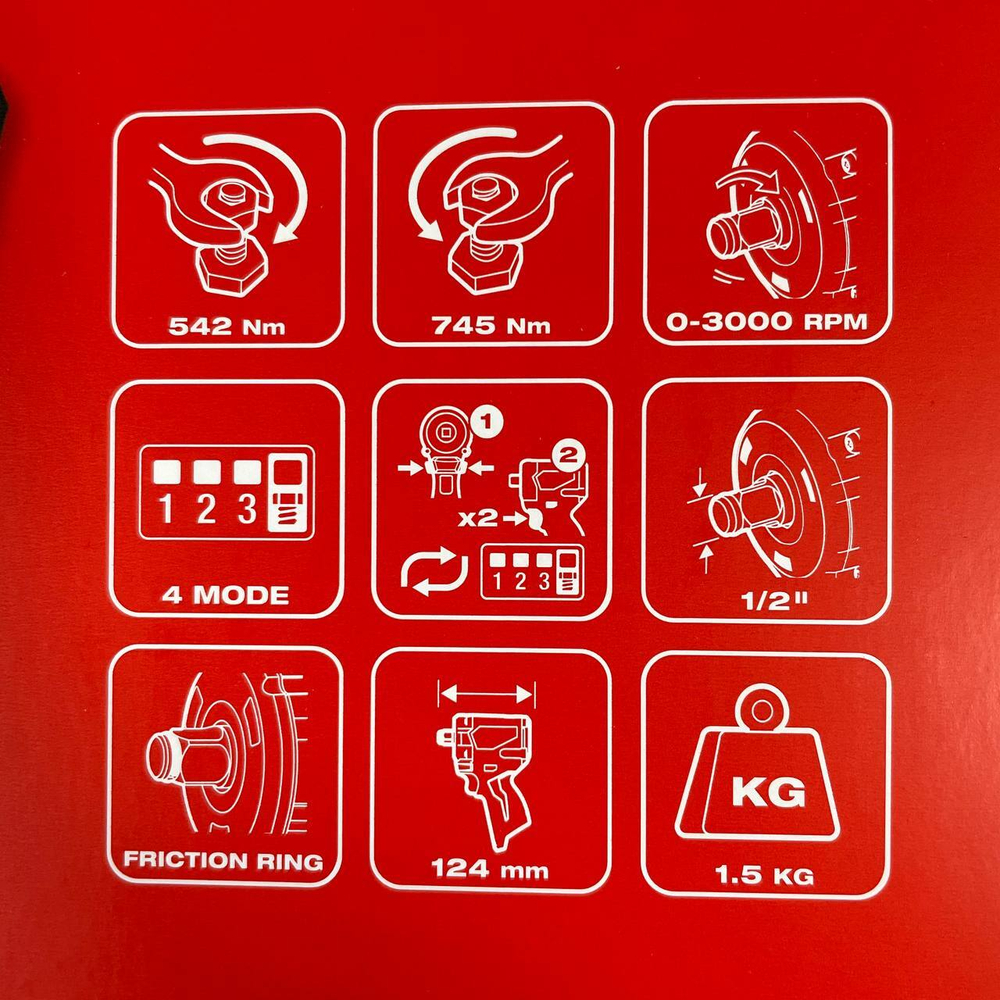 УДОБНЫЙ КОМПЛЕКТ ХИТ! M12 FUEL FCIWF12G3-502X Аккумуляторный гайковерт импульсный плюс 2 аккумулятора M12 HB5 и зарядное устройство C12 C, в кейсе MILWAUKEE 4933493455