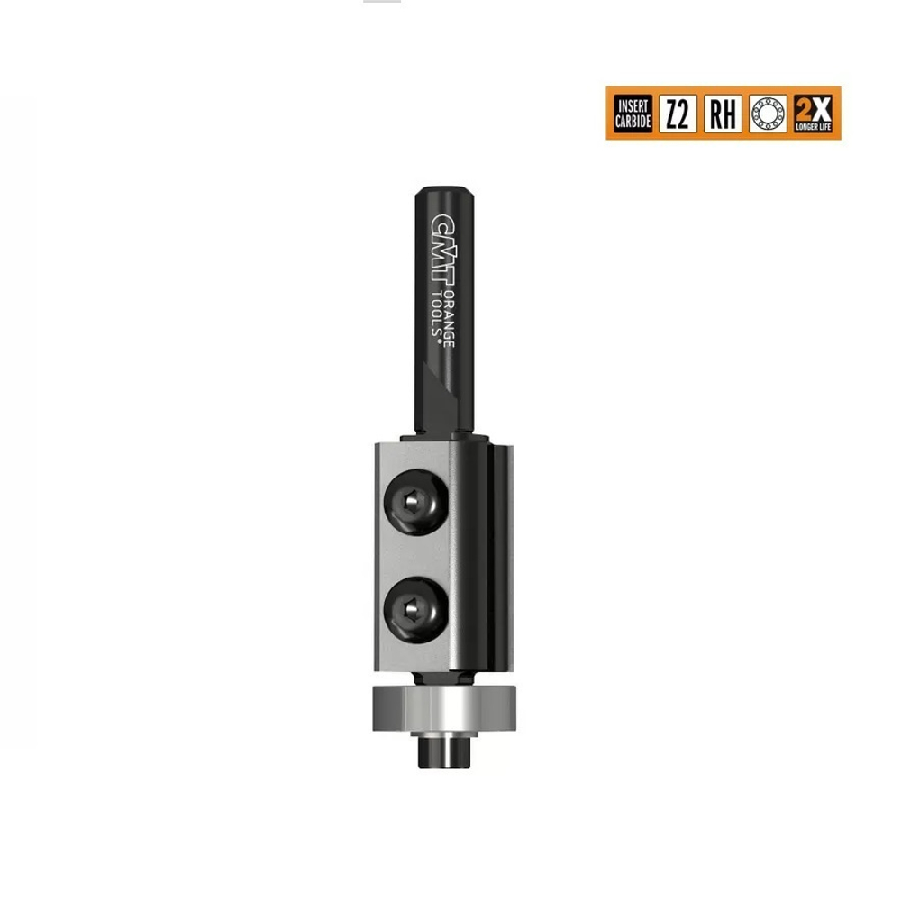 Фреза обгонная нижний подшипник, сменные ножи HM Z2 S 8 D 19 х 30 RH CMT 657.191.11