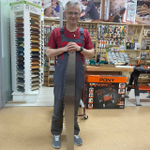 ХИТ! Английская пила двуручная Garlick / Lynx Two Man Crosscut Saw длина полотна 122 cм / 4ft, 1 TPI Thomas Flinn М00006224