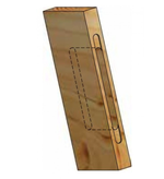 Фреза для выборки глубоких пазов под замки 18 x 25 x 120 x 170 x 16 WPW DT18001