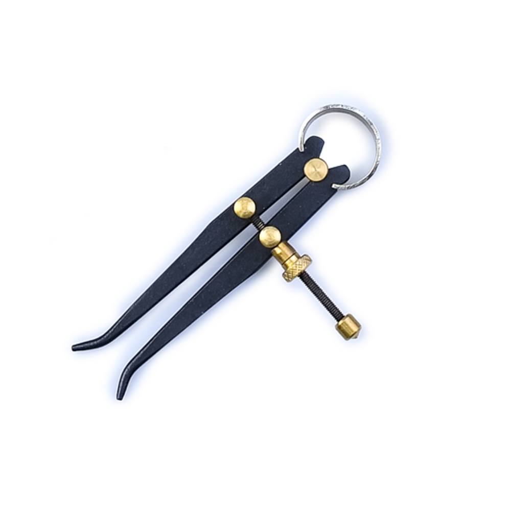 Новинка! Кронциркуль GOLDRATIO Premium пружинный, для внутренних измерений 75 мм М00023649