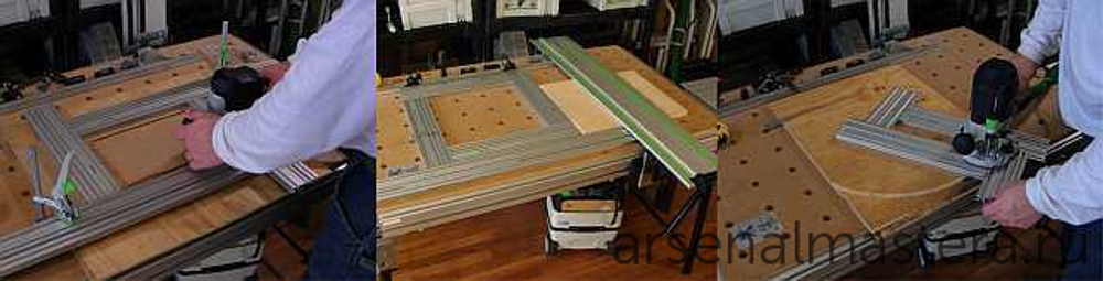 Фрезерный шаблон, комплект FESTOOL MFS 400 492610