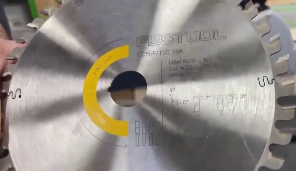 ВЕСНА СКИДКИ СУПЕР ХИТ! Пила погружная с шиной-направляющей FS 1400/2 диск 160 мм Festool TS 55 FEBQ-Plus-FS 577010