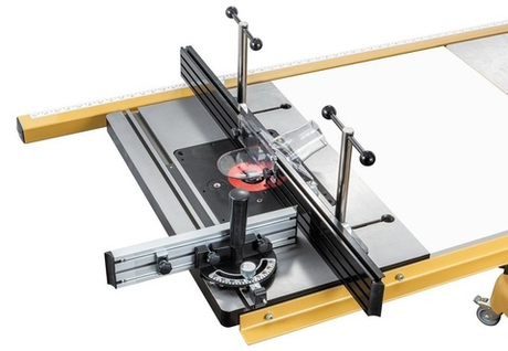 АКЦИЯ ДЕКАБРЬ 2025! Фрезерный упор с защитным ограждением и накладками из алюминиевого профиля для фрезерного стола 98600W JET 98800FJ