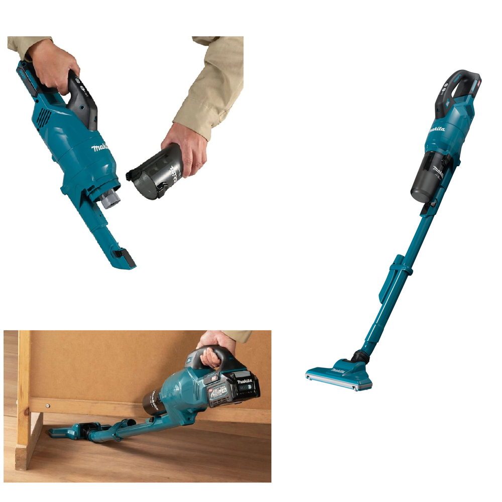 Новинка! Аккумуляторный пылесос Makita CL 003 GZ серия XGT BL 40В, циклон, 20 кПа, бак 0,25 л, для сухой ежедневной уборки CL003GZ