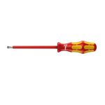 АКЦИЯ СКИДКИ 2026! Отвёртка диэлектрическая шлицевая WERA 160 i SL VDE Kraftform Plus, 1.2 x 6.5 x 150 мм WE-006125