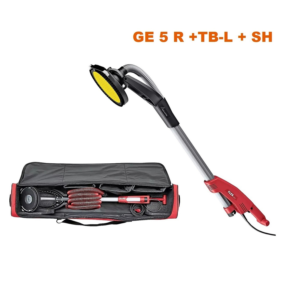 Новинка! Шлифовальная машина для стен и потолков Giraffe GE 5 R ТB-L SH 500 Вт диск 225 мм с принадлежностями в сумке Flex 409405