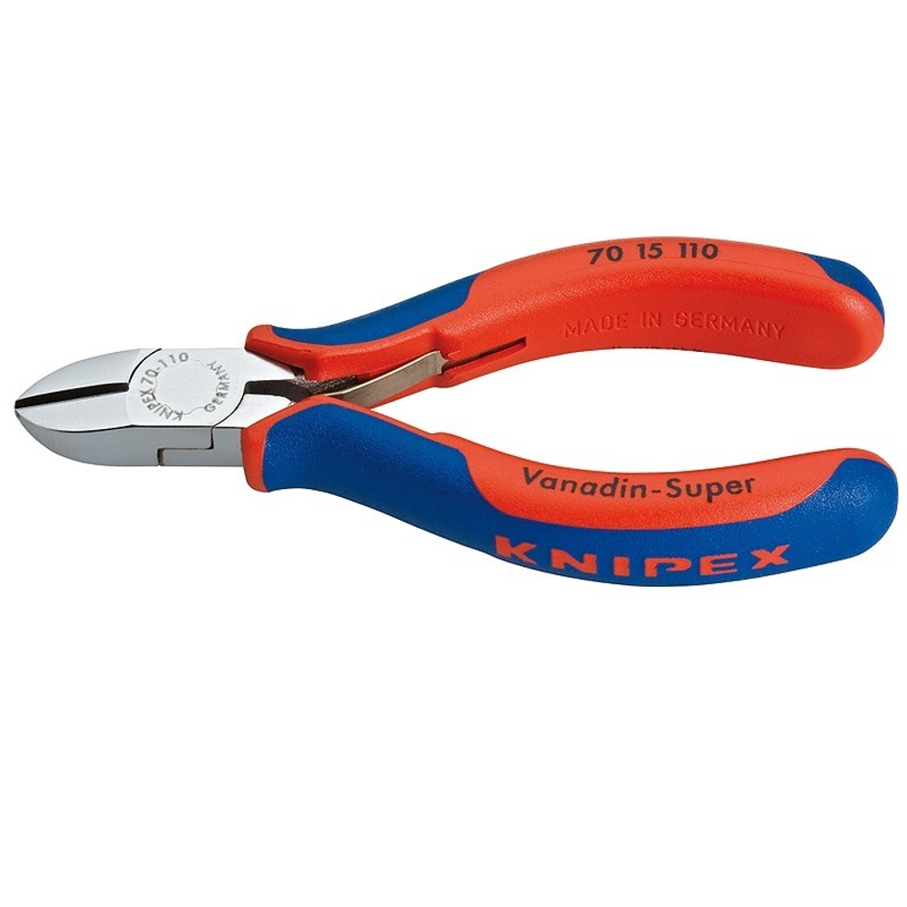 Бокорезы 110 мм, пружина, фосфатированные, 2-комп ручки KNIPEX KN-7015110