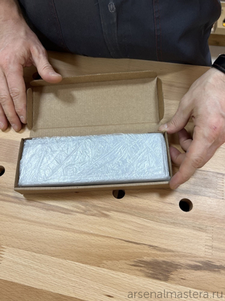 ХИТ! Заточной абразив (абразивный водный камень) ПЕТРОГРАДЪ 200х70х20 мм p 2000 грит Абразив КТВ 70х20х200 I-2000-В/-VB М00015071