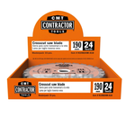 Новинка! Диск пильный универсальный CMT 216 x 2.4 / 1.6 x 30 Z24 ATB -5NEG Contractor K21624M-X10