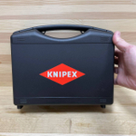 Пресс-клещи для тетрагональной опрессовки точеных контактов, с локатором, 0.14 - 6.0 мм2 , max 7.5 м KNIPEX KN-975265